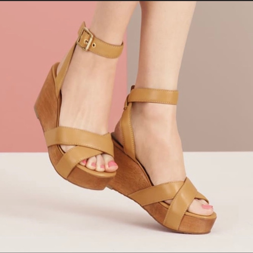 Tory Burch “Almita”wedges, platform heels sandals